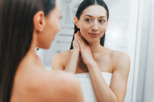 monthly facial before and after