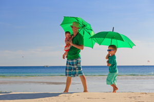 can you get sunburned under an umbrella