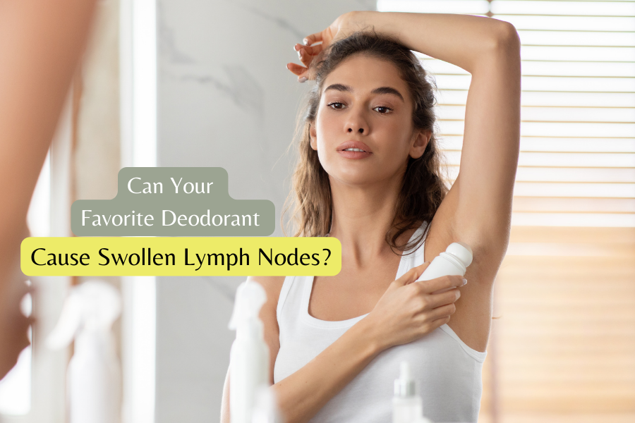 can deodorant cause swollen lymph nodes