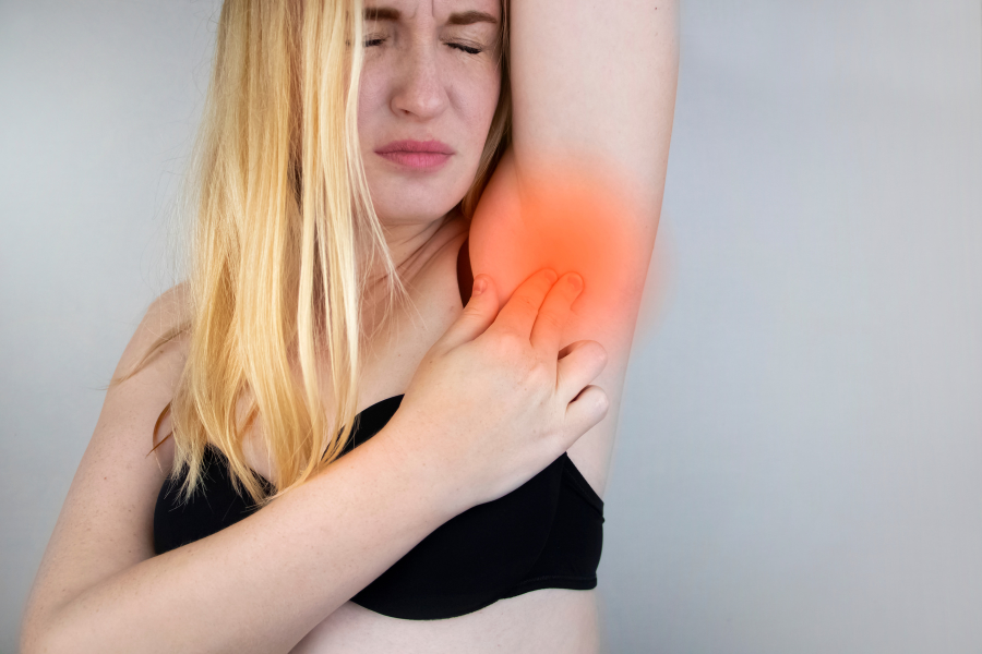 painful lump in armpit appeared overnight