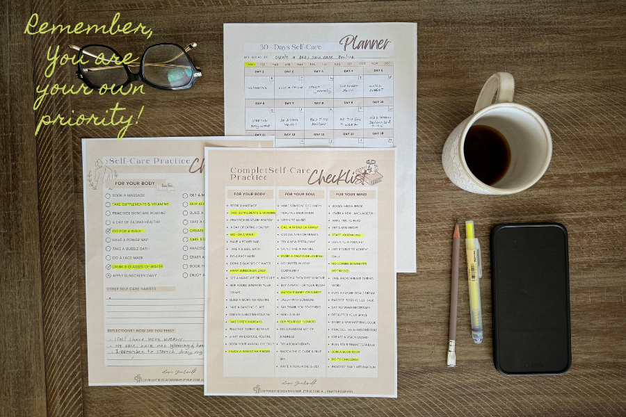 self care checklist free printable self care checklist free printable