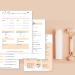 skincare routine planner