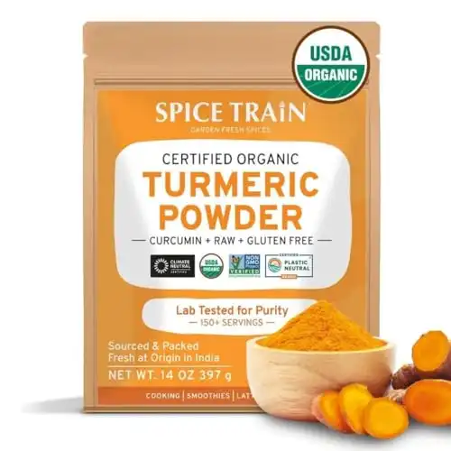 SPICE TRAIN, Organic Turmeric Powder from India
