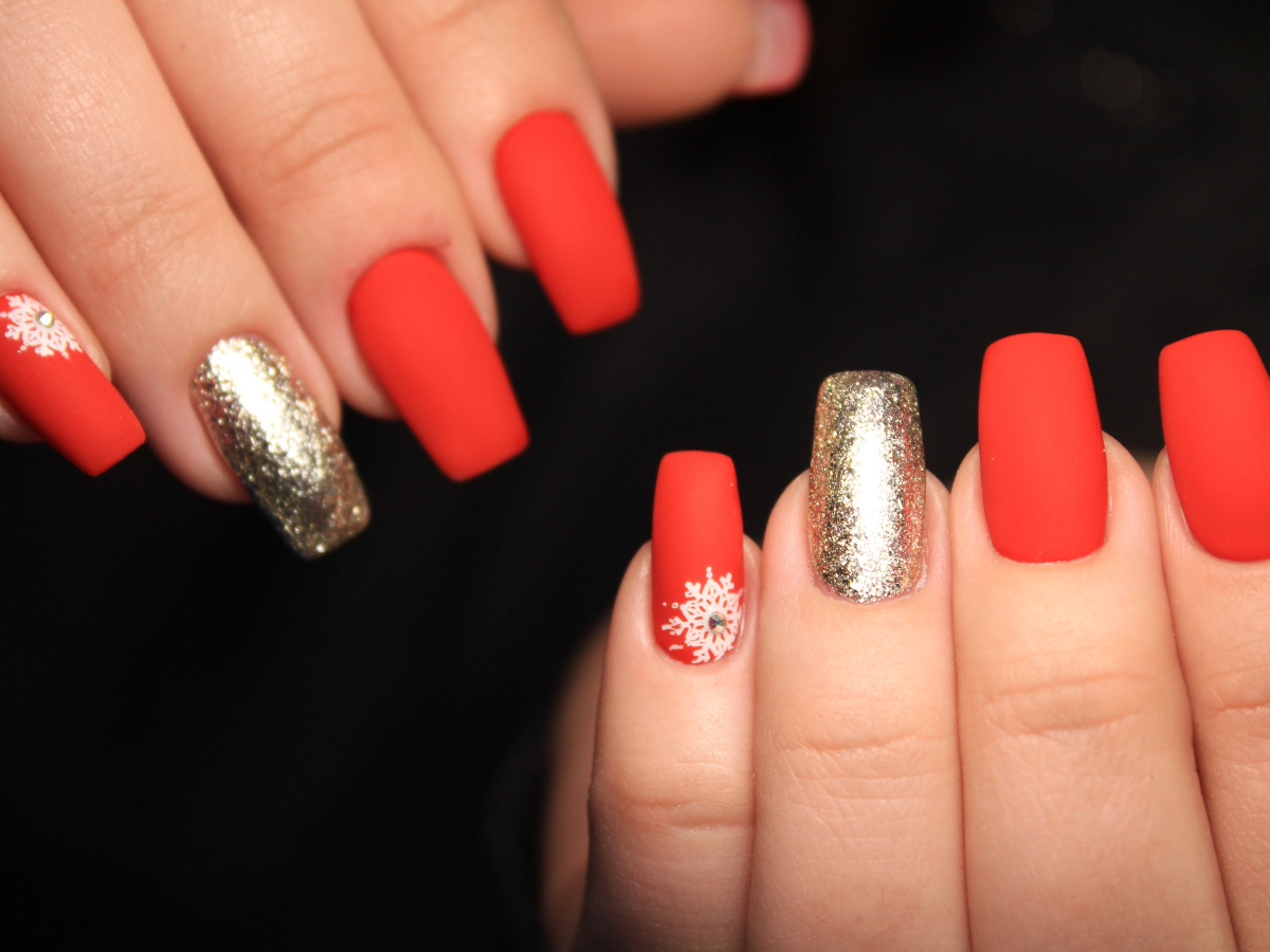 christmas nails Design inspo ideas Christmas nails French tip