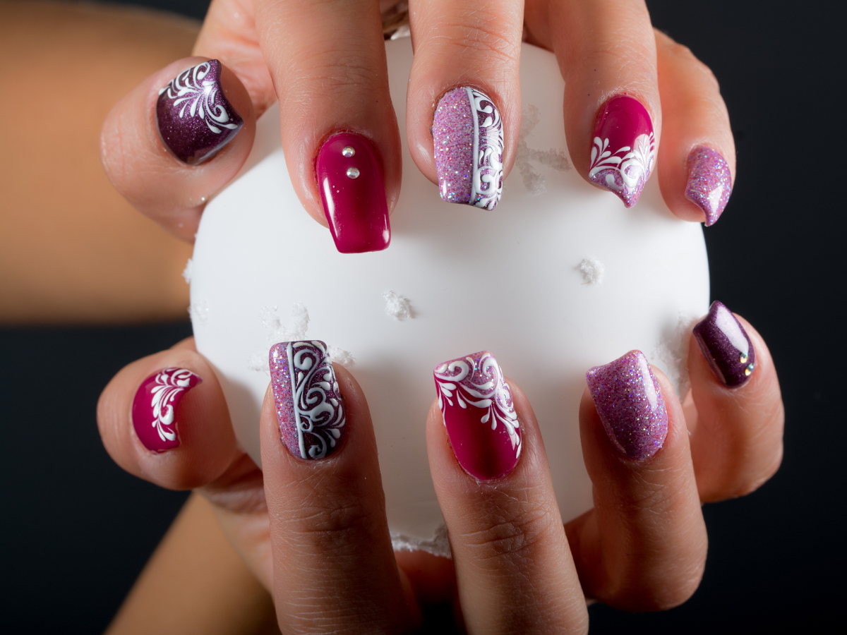 christmas nails Design inspo ideas christmas gel nail designs
