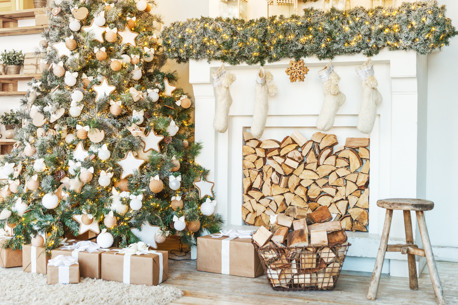 modern unique Christmas tree ideas edible christmas tree