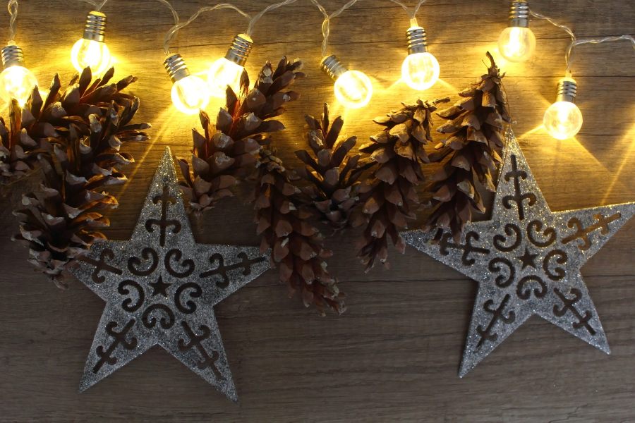 modern unique Christmas tree ideas pine decoration christmas