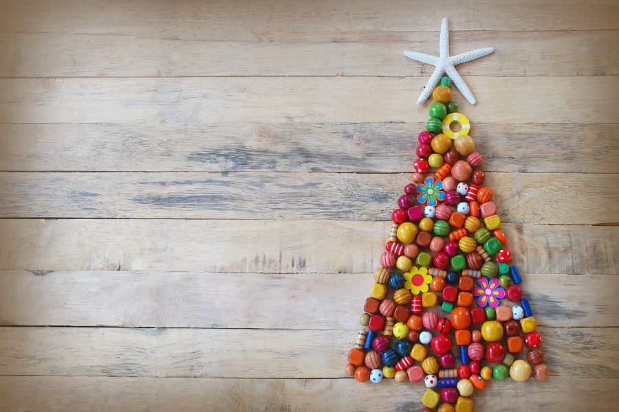 modern unique Christmas tree ideas wall mounted christmas tree