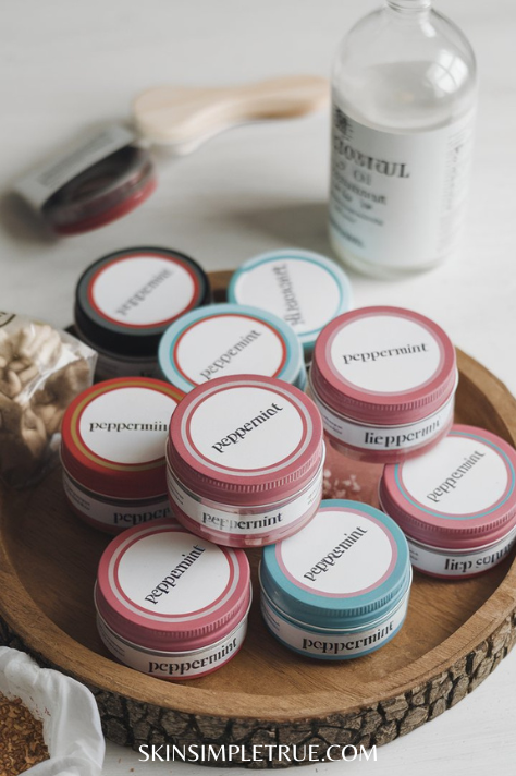 homemade peppermint sugar scrub