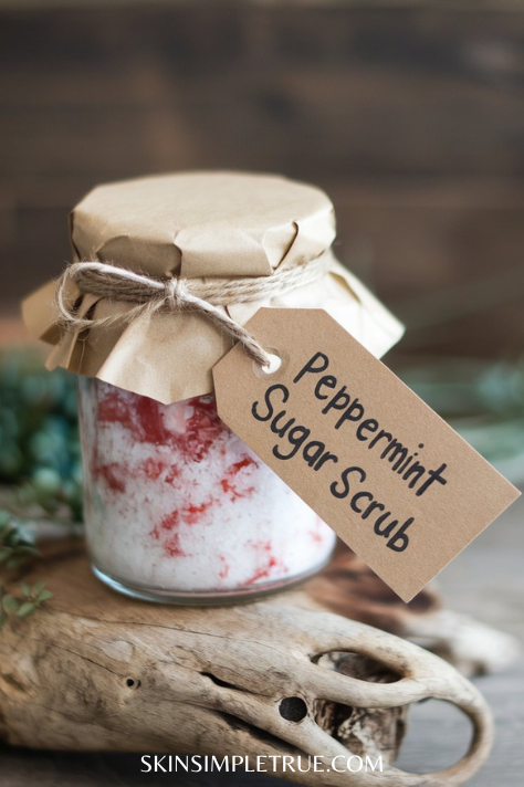 peppermint sugar scrub labels printable
