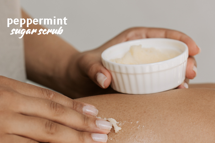 peppermint sugar scrubs