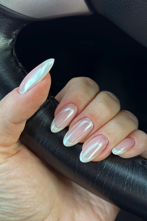 dipped nails ideas valentines day
