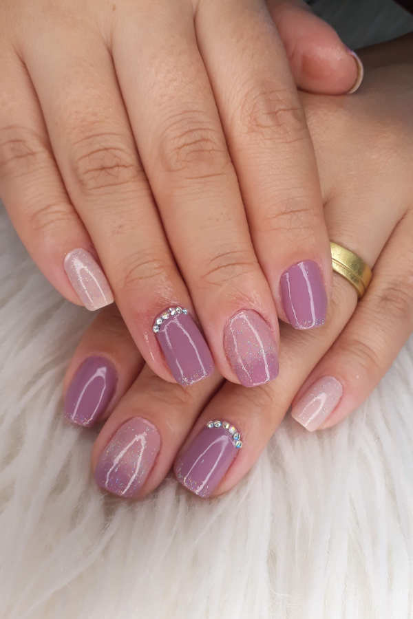 february nails ideas valentines day pink