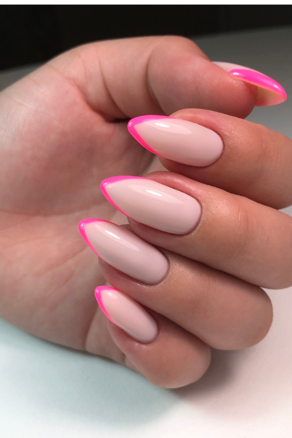 french nails ideas valentines day