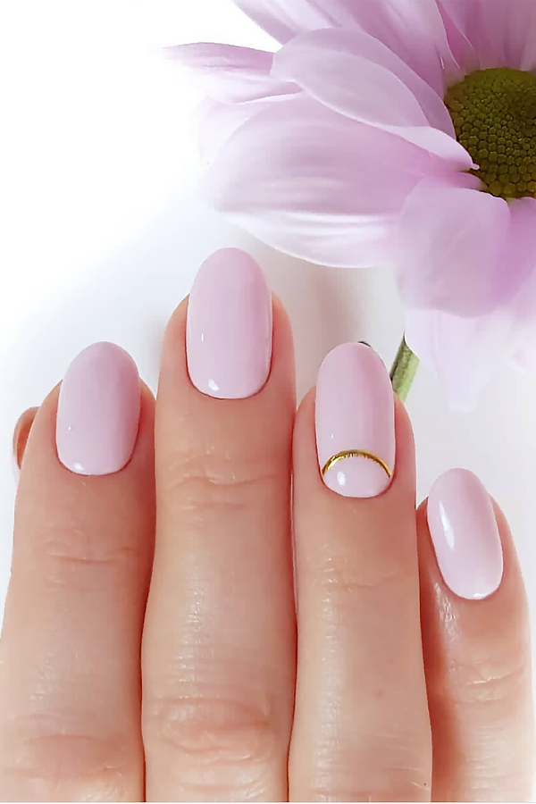 gel nails ideas short valentines day
