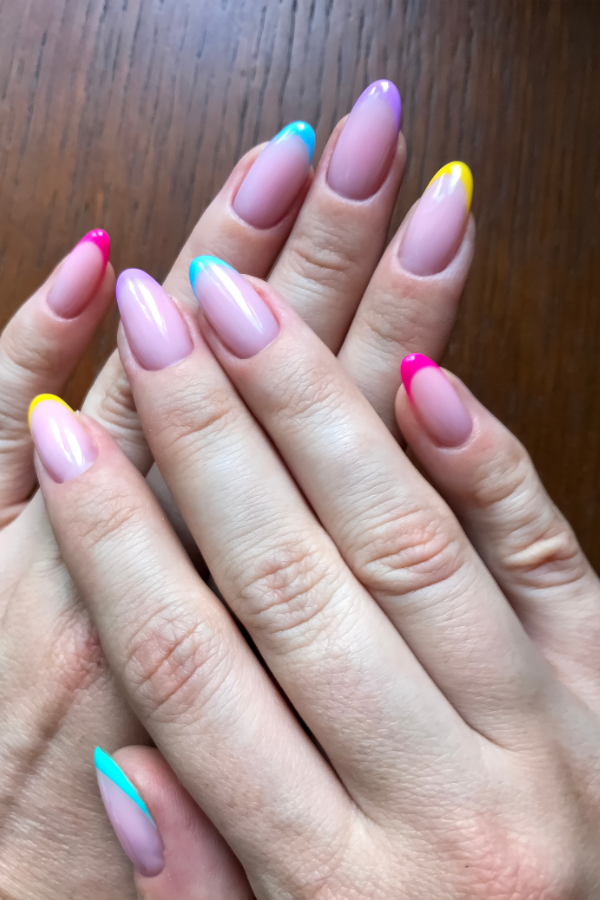 pink nails ideas valentines day