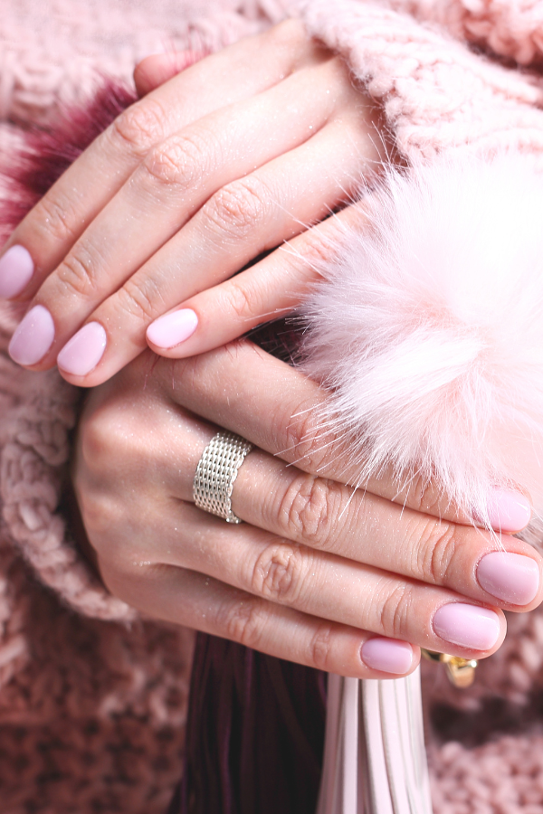 valentine nails designs pink simple
