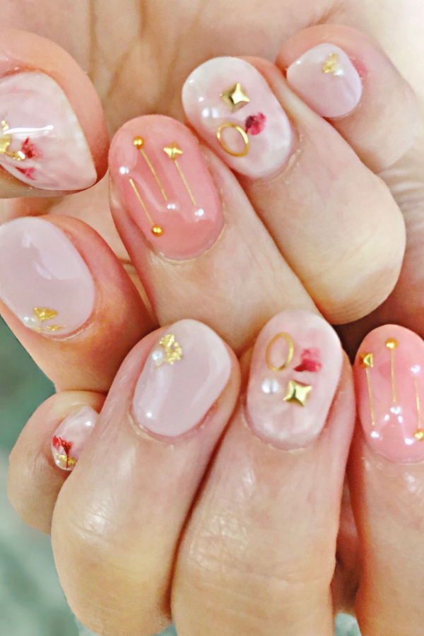 valentines day short nails ideas