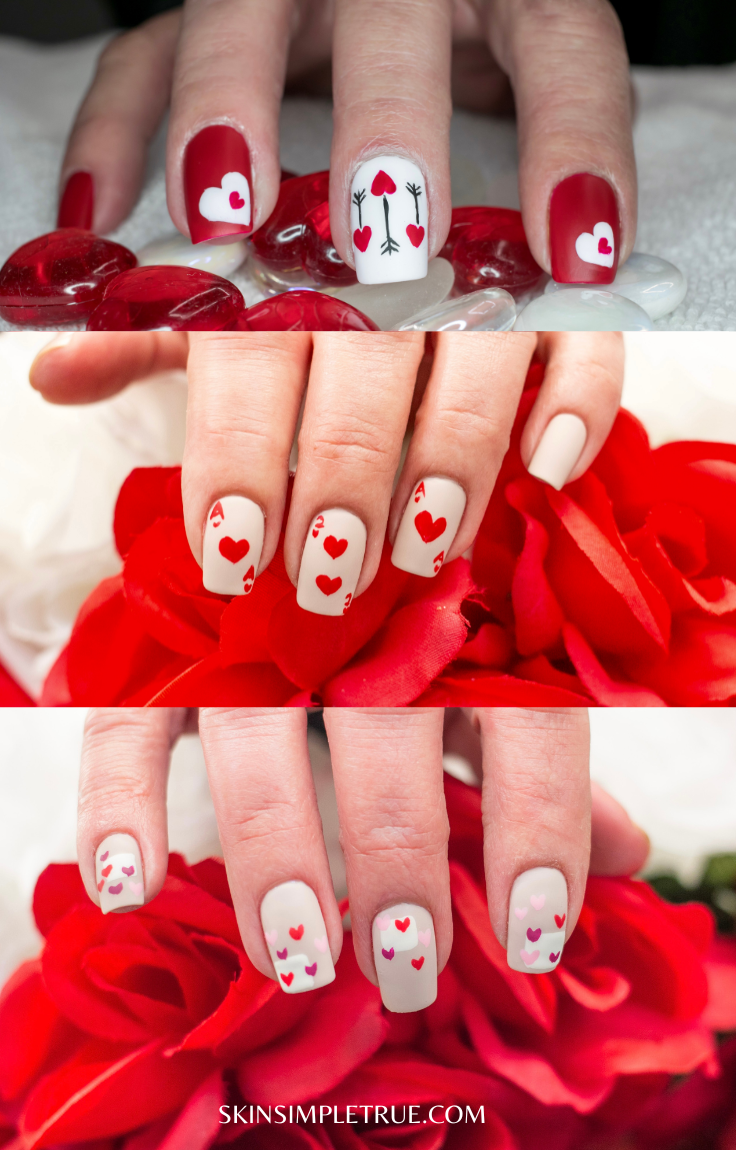 valentines nails designs