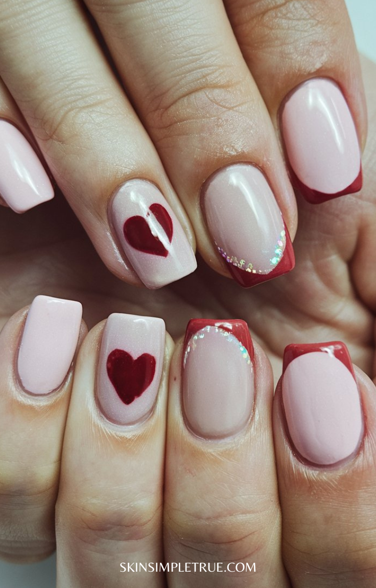 valentines nails ideas