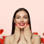 valentines nails short