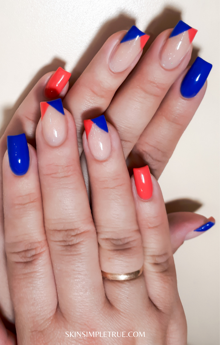 valentines nails short coffin