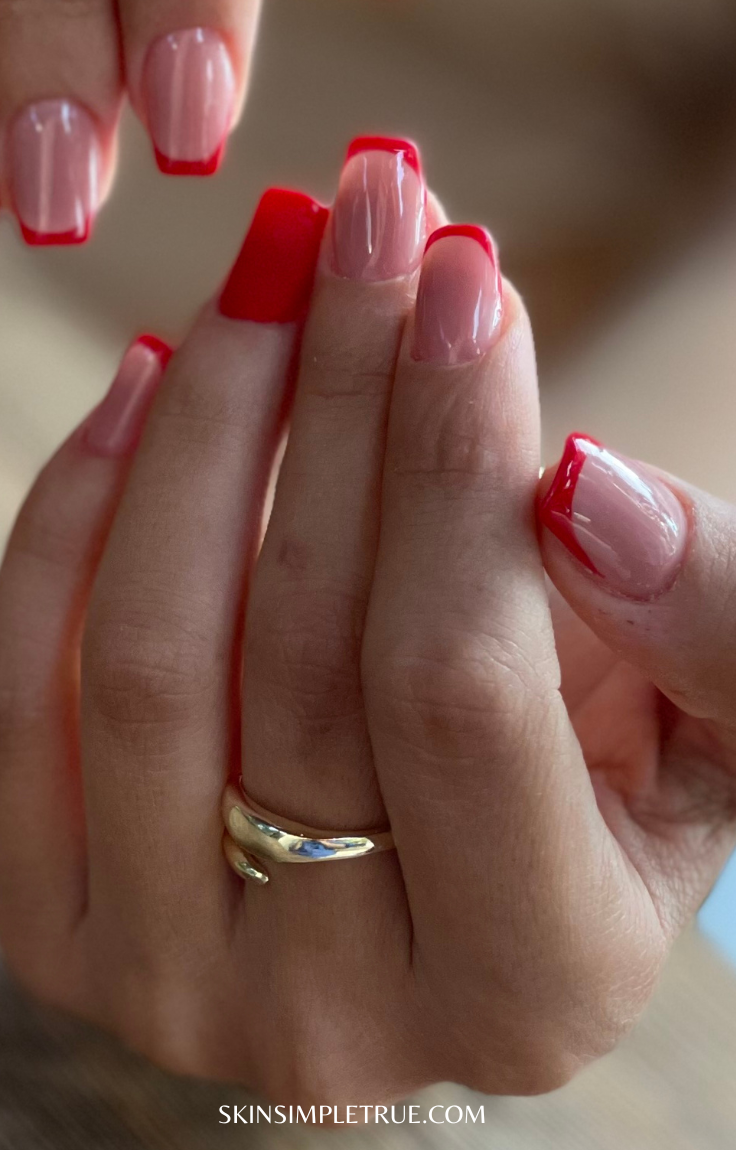 valentines nails