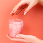 DIY Body Scrub For Strawberry Skin