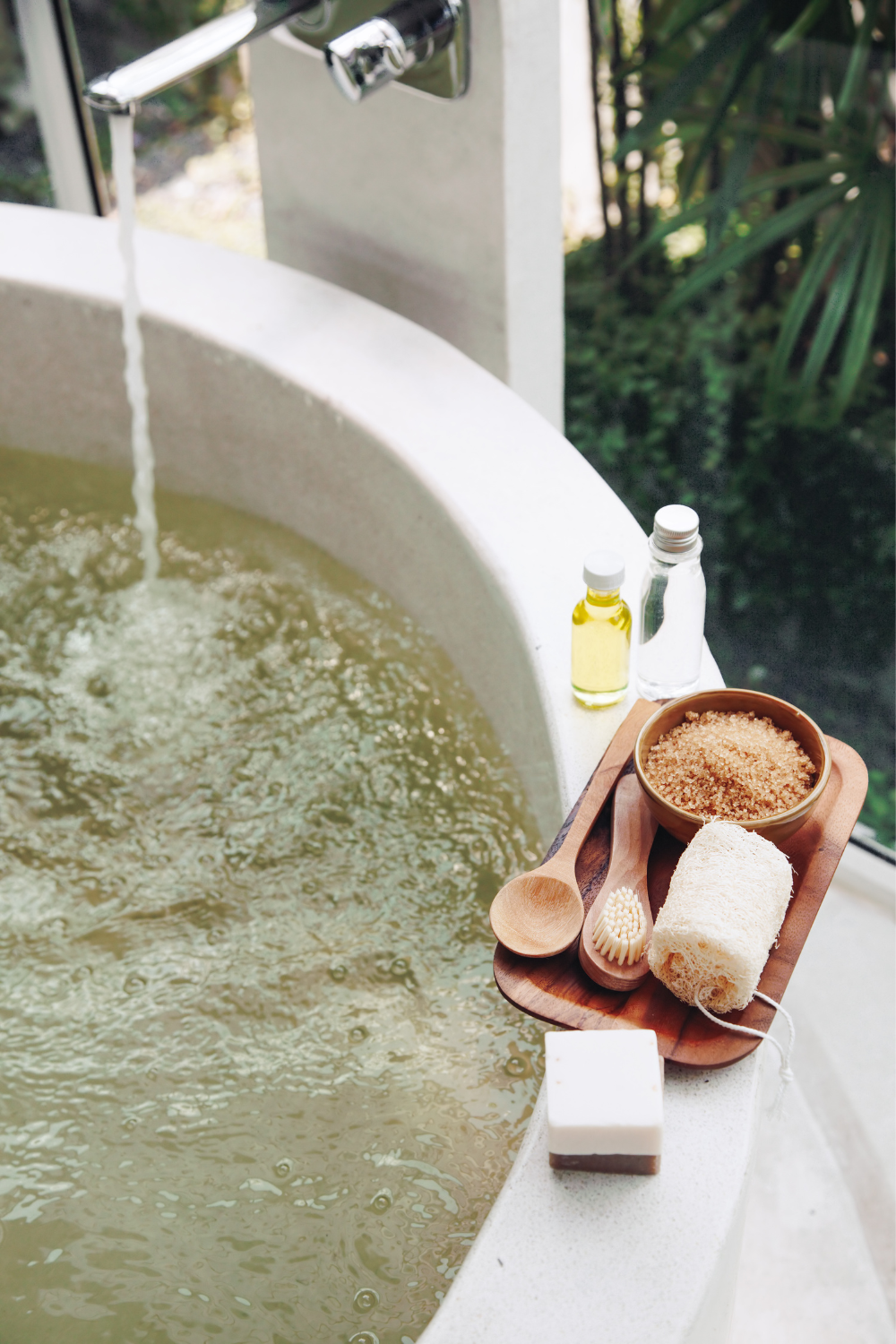 Oatmeal bath for itchy skin