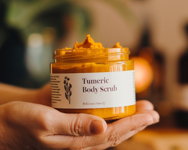 Tumeric body scrub recipe